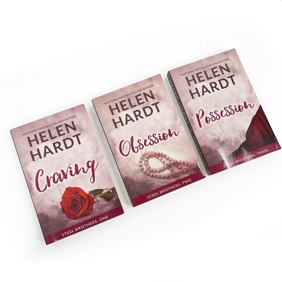 Helen Hardt STEEL BROTHERS Saga Book Series Lot CRAVING OBSESSION POSSESSION - Picture 9 of 9